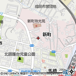 千葉県成田市新町1037-37周辺の地図