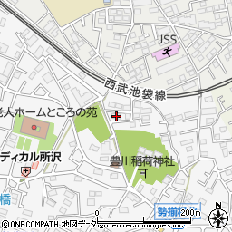 埼玉県所沢市久米415周辺の地図