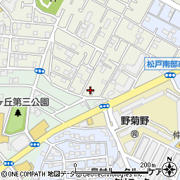 千葉県松戸市胡録台324周辺の地図