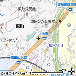 フォルクス 成田店周辺の地図