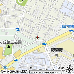 千葉県松戸市胡録台323周辺の地図
