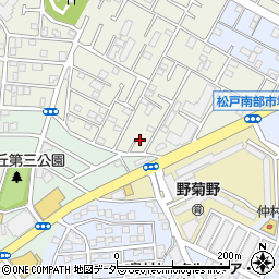 千葉県松戸市胡録台325-1周辺の地図