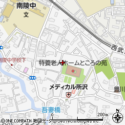 埼玉県所沢市久米1514-13周辺の地図