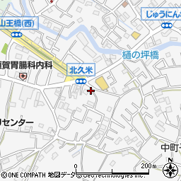 埼玉県所沢市久米2111周辺の地図