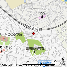 埼玉県所沢市久米407-10周辺の地図