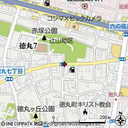 徳丸七周辺の地図