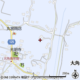 千葉県香取市大角744周辺の地図