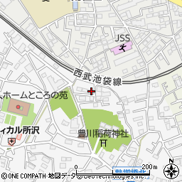 埼玉県所沢市久米418-5周辺の地図