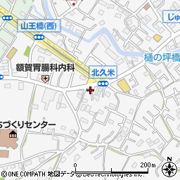 埼玉県所沢市久米2167-3周辺の地図