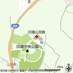 印旛公民館周辺の地図