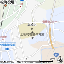 上松町学校給食センター周辺の地図