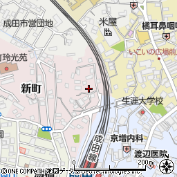 千葉県成田市新町873周辺の地図