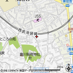 埼玉県所沢市久米398-9周辺の地図