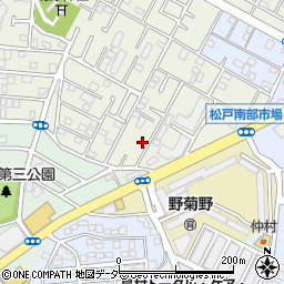 千葉県松戸市胡録台309周辺の地図