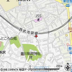 埼玉県所沢市久米398-8周辺の地図