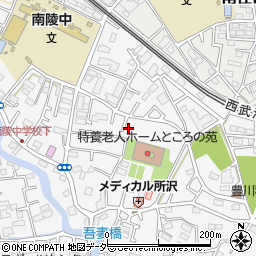 埼玉県所沢市久米1514-7周辺の地図