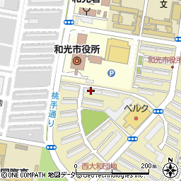 埼玉県和光市西大和団地4-6周辺の地図