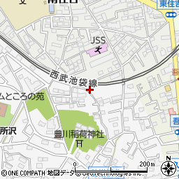 埼玉県所沢市久米398-7周辺の地図
