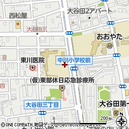 東京都足立区大谷田周辺の地図