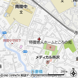 埼玉県所沢市久米1512-9周辺の地図