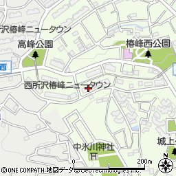西所沢椿峰ニュータウン８６街区１号棟周辺の地図