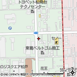 富士医科産業株式会社　松戸研究センター周辺の地図