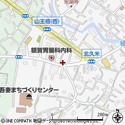 埼玉県所沢市久米2192-20周辺の地図