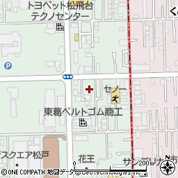 千葉県松戸市松飛台402-15周辺の地図