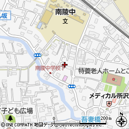 埼玉県所沢市久米1434-7周辺の地図