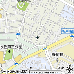 千葉県松戸市胡録台313-5周辺の地図