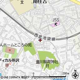 埼玉県所沢市久米2888-8周辺の地図