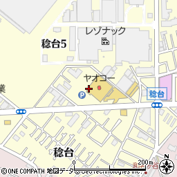 サンキューカット・ヤオコー　松戸稔台店周辺の地図
