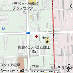 千葉県松戸市松飛台402-13周辺の地図