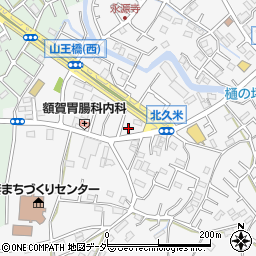 埼玉県所沢市久米2170-13周辺の地図