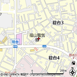 千葉県松戸市稔台3丁目43周辺の地図