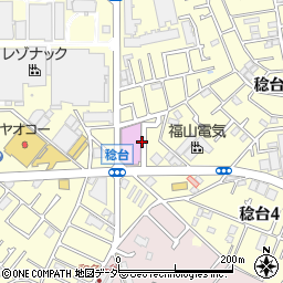 千葉県松戸市稔台3丁目40周辺の地図