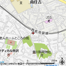 埼玉県所沢市久米2888-4周辺の地図