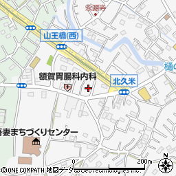 埼玉県所沢市久米2192-1周辺の地図