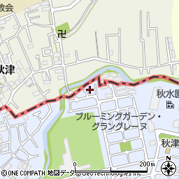 東京都東村山市秋津町4丁目16-329周辺の地図