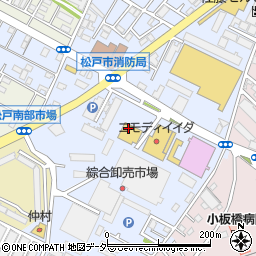 オートバックス松戸店周辺の地図