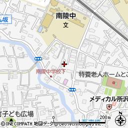 埼玉県所沢市久米1450-10周辺の地図