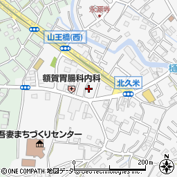 埼玉県所沢市久米2192周辺の地図