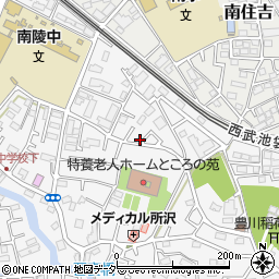 埼玉県所沢市久米774-13周辺の地図