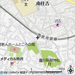 埼玉県所沢市久米759-2周辺の地図