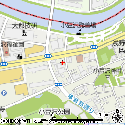 ファミリーマート小豆沢環八通り店周辺の地図