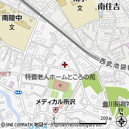 埼玉県所沢市久米774-15周辺の地図