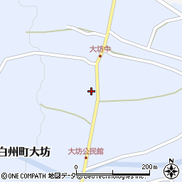 山梨県北杜市白州町大坊196周辺の地図