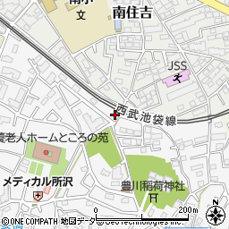埼玉県所沢市久米759-12周辺の地図