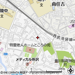 埼玉県所沢市久米774-22周辺の地図