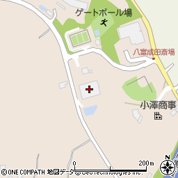成田浄化センター周辺の地図